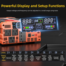 Load image into Gallery viewer, Efficient 2000W DC to AC Inverter for Off-Grid Living &amp; Outdoor Adventures