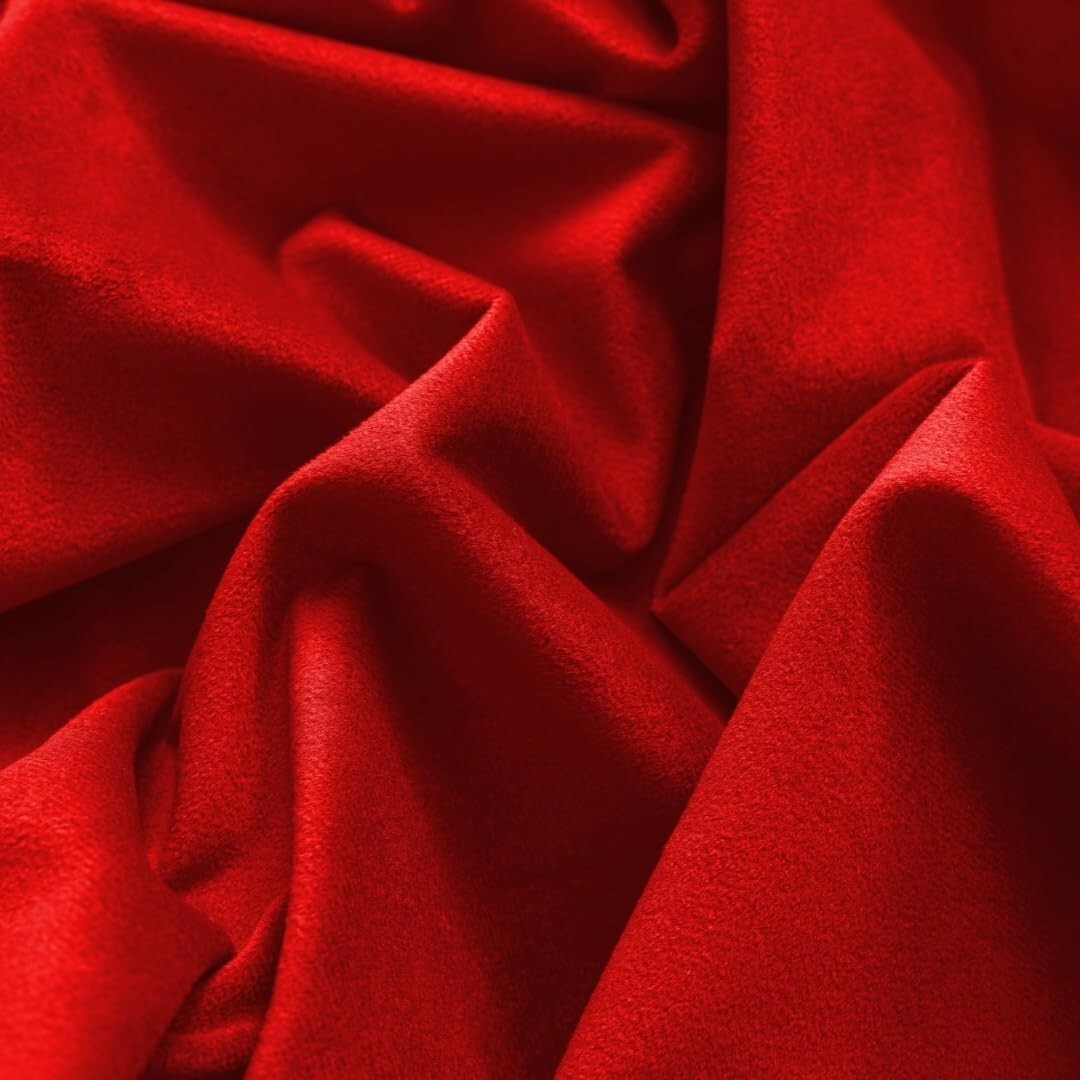 Elegant 60x120-Inch Red Velvet Tablecloth with Gold Tassel for Luxurious Dining