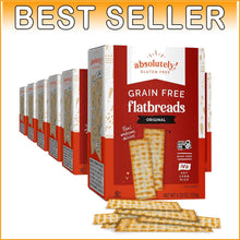 Load image into Gallery viewer, Versatile Gluten Free Flatbread Crackers, 12-Pack - Deliciously Snackable