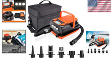 Load image into Gallery viewer, Portable 12V Electric Air Pump with Digital Display for Quick Inflation