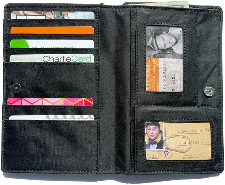 Chic Women's Bi-Fold Wallet, 6 Card Slots & Coin Compartment for Everyday Use