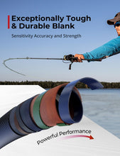 Load image into Gallery viewer, Lightweight IM6 Carbon Spinning Rod - 7'0" Medium Heavy for Sensitive Casting