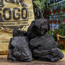 Load image into Gallery viewer, Natural Hardwood Lump Charcoal - Large Pieces for Fast Lighting &amp; Intense Flavor