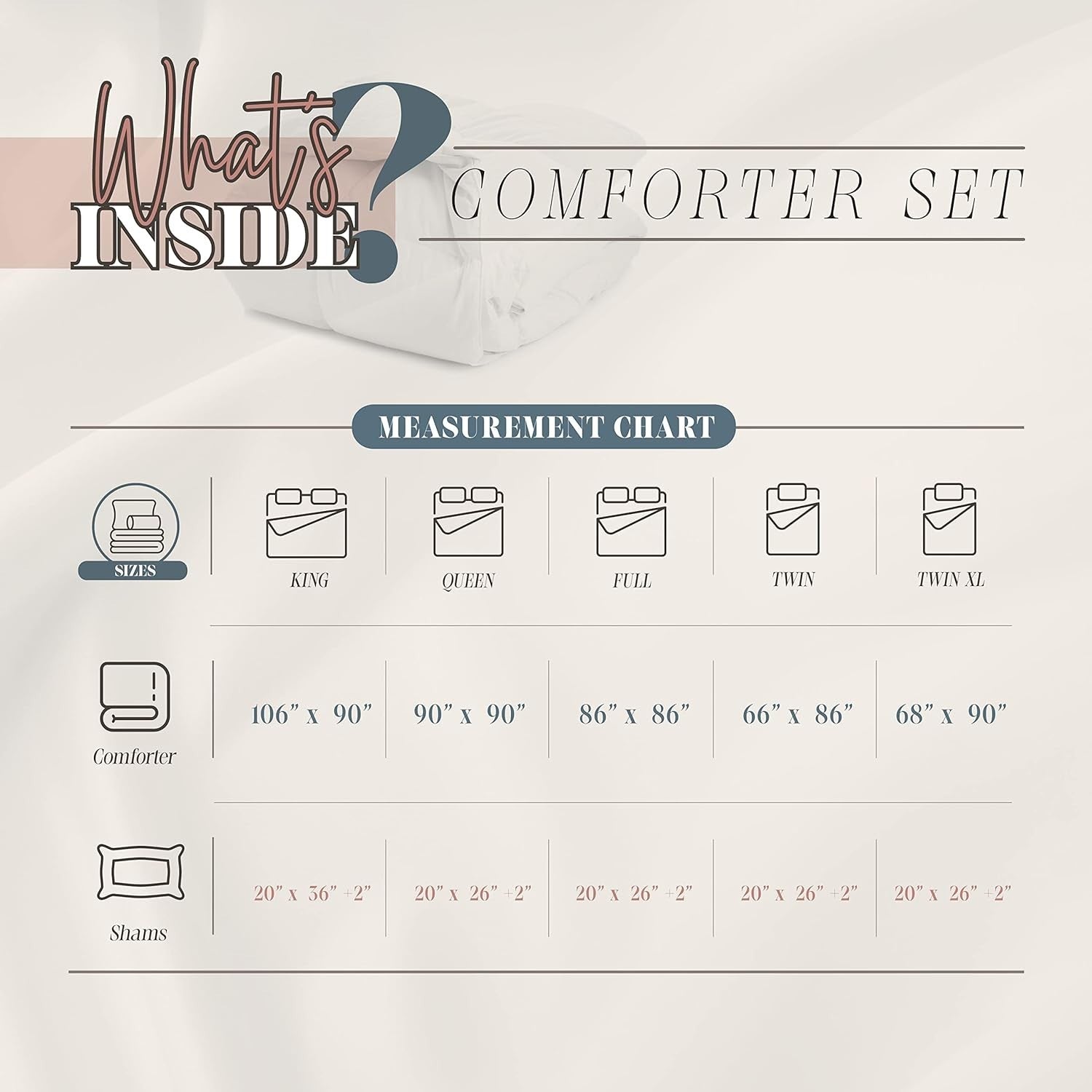 Cozy King Comforter Set - Reversible Micromink Plaid with Pillow Shams, Washable