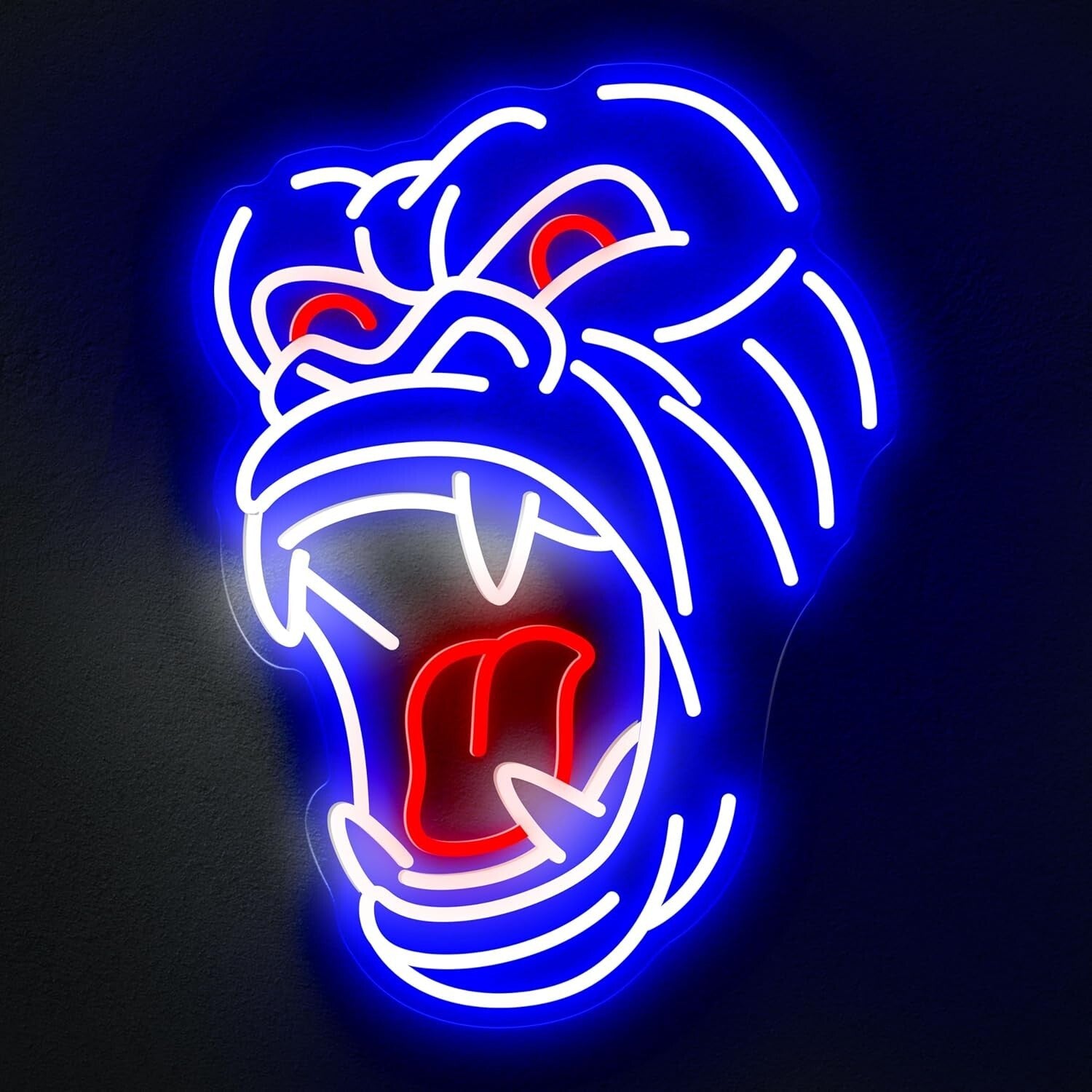 King of The Monsters Neon Sign - Eye-Catching Wall Art for Pop Culture Lovers