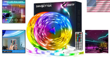 Load image into Gallery viewer, Double Roll 200ft LED Strip Lights with 44-Key Remote - Perfect for Parties