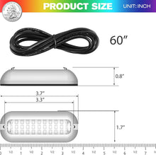 Load image into Gallery viewer, Durable 50W 27 LED Stainless Steel Boat Lights - Marine Waterproof 2PC Set