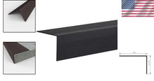 Load image into Gallery viewer, Luxury Dark Bronze Stair Nosing - Cuttable, Non-Slip Aluminum Edging for Stairs