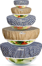 Load image into Gallery viewer, Improved Beeswax Bowl Covers - Eco-Conscious Kitchen Essentials in 5 Sizes