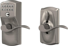 Load image into Gallery viewer, Innovative Keyless Entry Satin Nickel Lever Lock - Adjustable &amp; User-Friendly