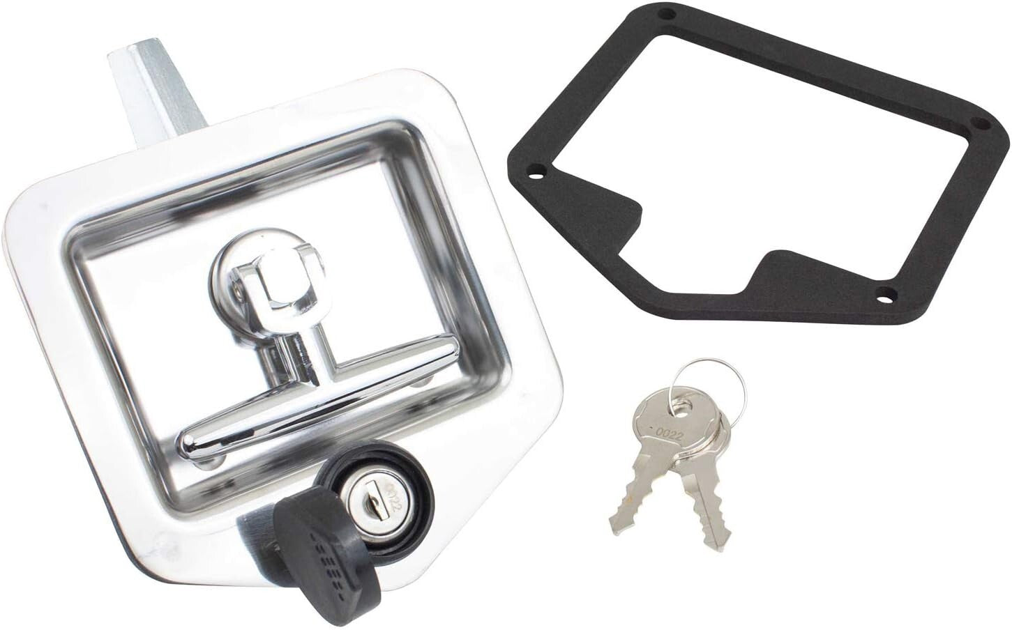 Corrosion-Resistant Stainless Steel T-Latch Set - Keyed Alike Security Lock