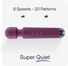 Load image into Gallery viewer, Eco-Friendly Handheld Wand Massager - 8 Speeds, USB Rechargeable &amp; Ultra-Quiet