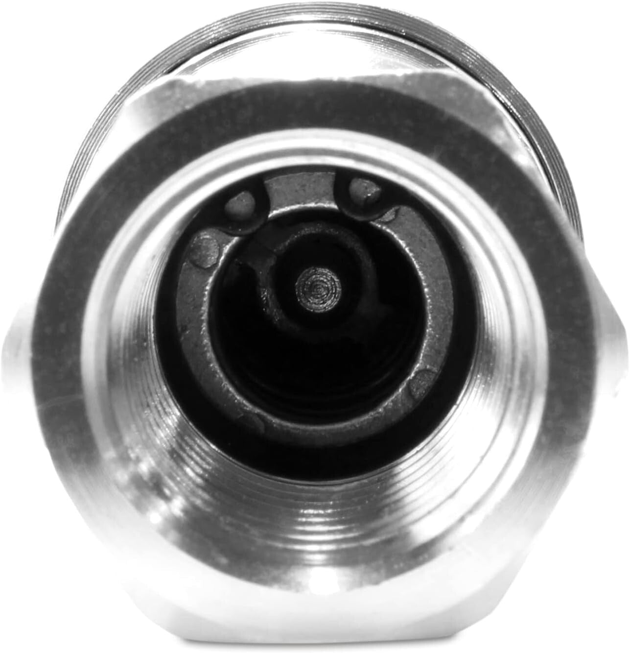 Durable 1/2 Inch Steel Quick Connect Tractor Couplers with NPT Thread - 2 Pack