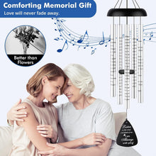 Load image into Gallery viewer, Elegant 36'' Memorial Wind Chimes with Healing Poem - Perfect for Grief Support