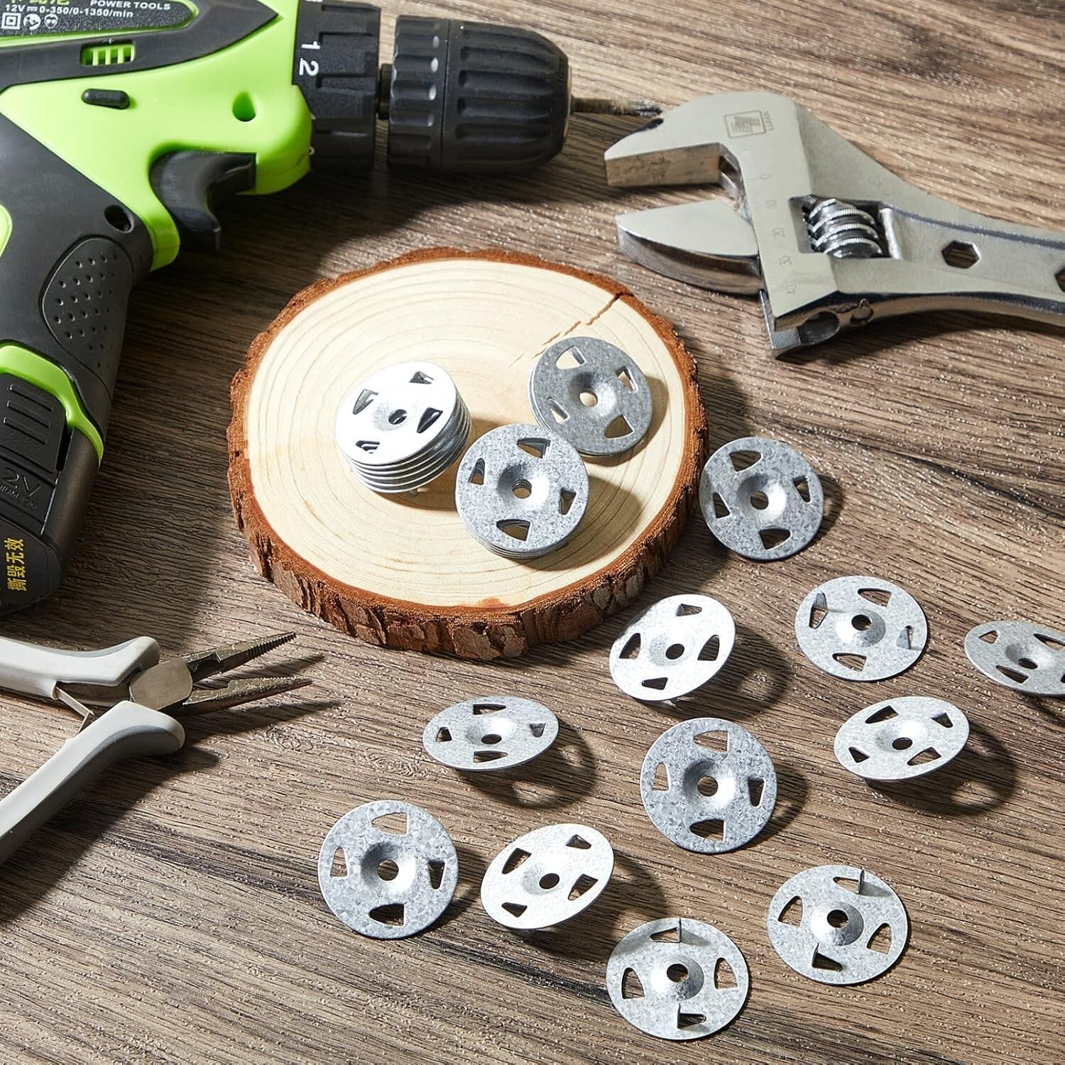 Durable 1-1/8 Inch Galvanized Steel Washers – Pack of 1000 for Installations