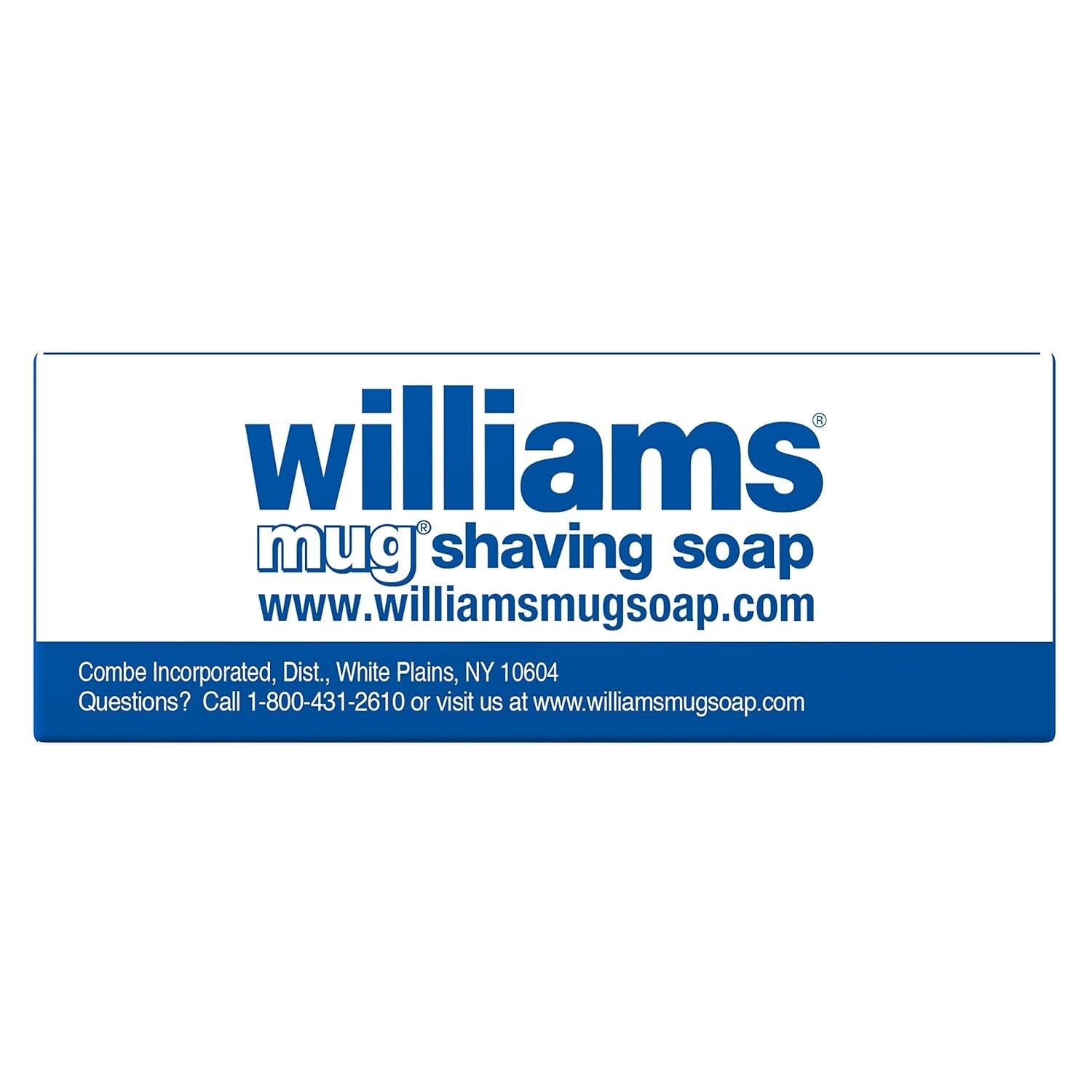 Williams Mug Shaving Soap Bar 1.75 oz - Perfect Foaming Lather for All Skin