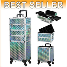 Load image into Gallery viewer, Cosmetology Trolley with 360-Degree Swivel Wheels - Perfect Makeup Organizer