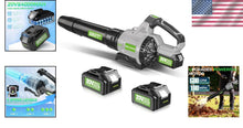 Load image into Gallery viewer, High-Power Cordless Leaf Blower with Adjustable Speed &amp; Battery Charger Included
