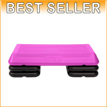 Load image into Gallery viewer, Sturdy Circuit Size Aerobic Step with Non-Slip Risers - Ideal Home Gym Accessory