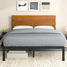 Load image into Gallery viewer, Paul Twin Metal and Bamboo Bed Frame - Easy Assembly, Stylish Under-Bed Storage