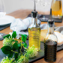 Load image into Gallery viewer, Elegant 270 ml Glass Bottles for Olive Oil &amp; Vinegar with Stainless Steel Spouts
