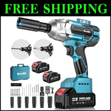 Load image into Gallery viewer, 479 Ft-lbs Cordless Impact Wrench - Complete Set with Sockets &amp; Charger Included
