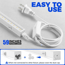Load image into Gallery viewer, 8-Pack Linkable T5 Grow Lights, 500W Equivalent Full Spectrum - Plant Growth