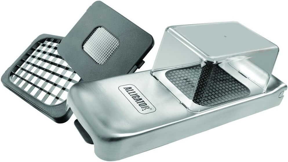 Effortless Vegetable Chopper with 3 Stainless Steel Blades for Precision Cutting