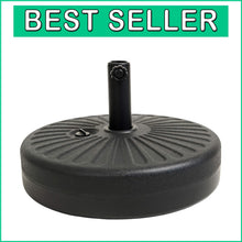 Load image into Gallery viewer, Stylish 78 lb Patio Umbrella Stand with Adjustable Holder – Weather Resistant