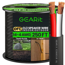 Load image into Gallery viewer, High-Quality 14AWG Multi-Strand Speaker Wire 250FT - Outdoor/Indoor Flexibility