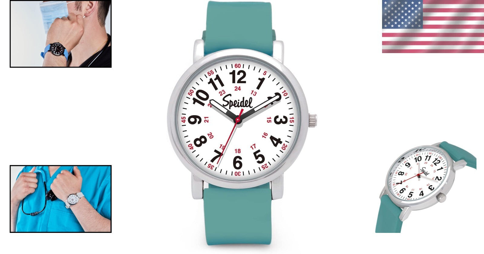 Elegant Nurse’s Watch with Luminous Hands - Stylish & Practical for Students