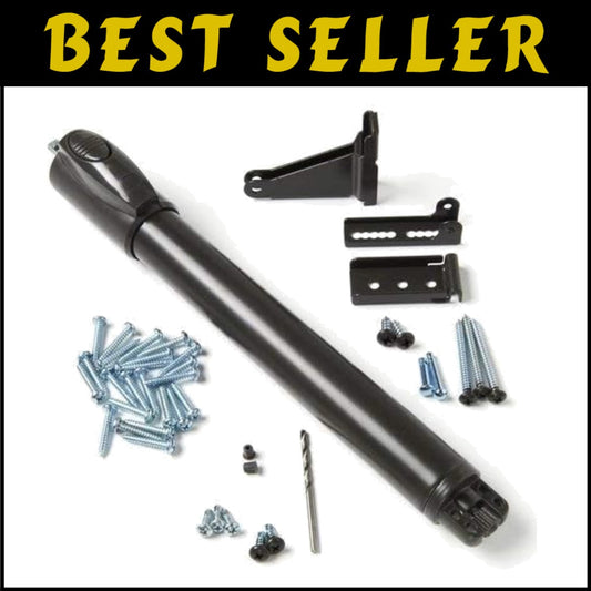 Bronze Door Closer Kit - Simple Screw-In Installation for Safety and Style