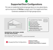 Load image into Gallery viewer, SilentMax 1200 Ultra-Quiet Garage Door Opener with Motion Detection Lighting