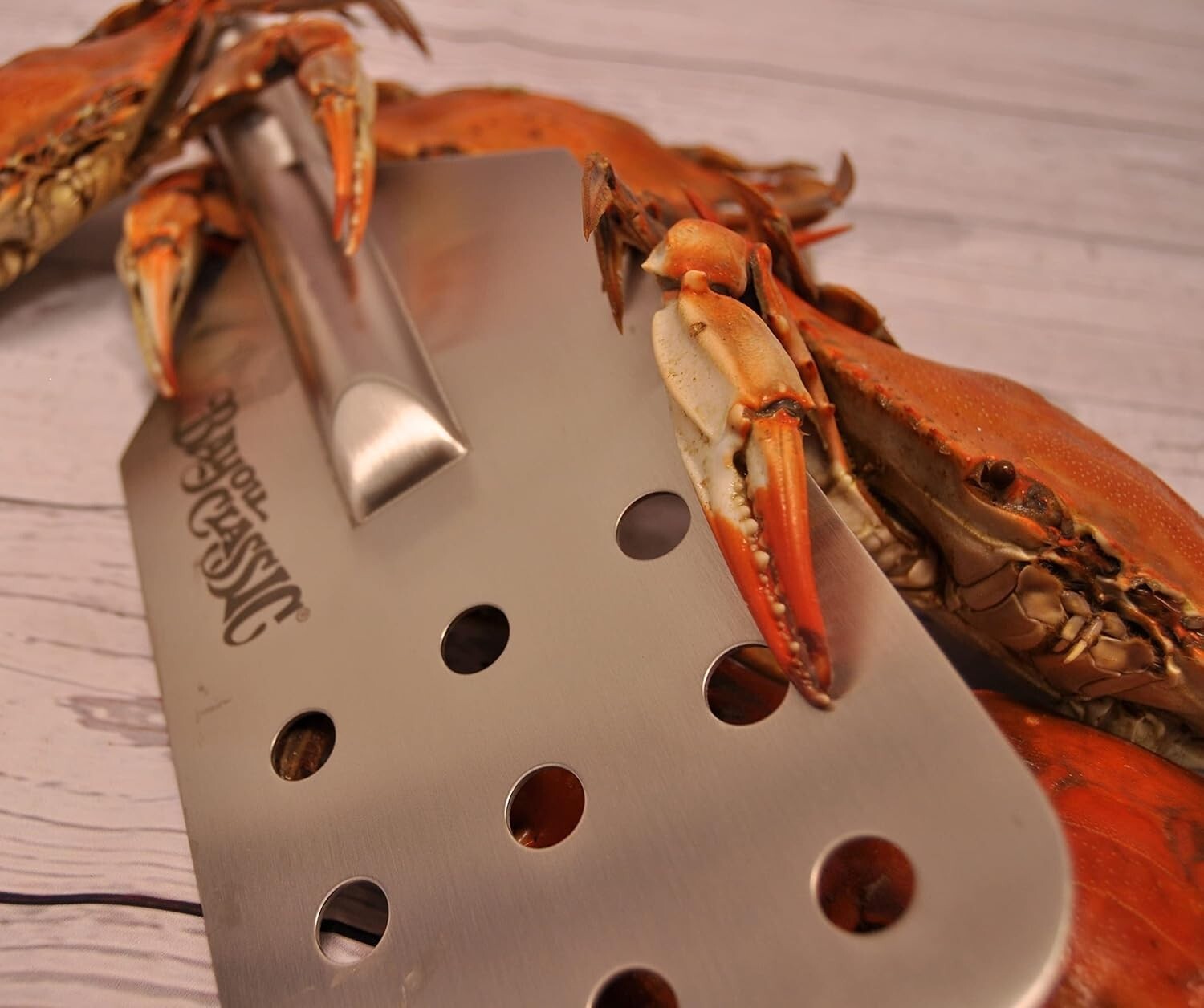 Crawfish Boil Essential: 42-in Stainless Steel Stir Paddle with 4-in Wide Blade