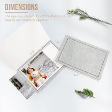 Load image into Gallery viewer, Versatile 4x6 Matte Cardboard Picture Frames - 100 Pack for All Occasions
