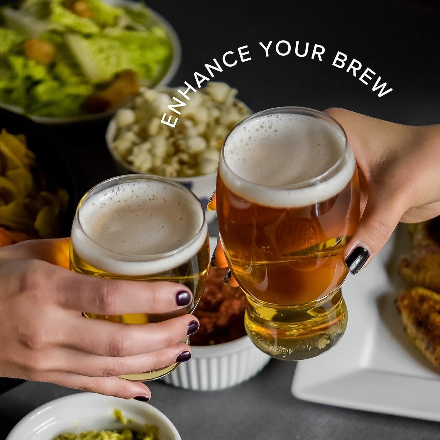 48 Count Premium Clear Plastic Pint Glasses – Perfect for Parties & Events