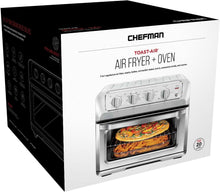 Load image into Gallery viewer, Stainless Steel Air Fryer Toaster Oven with Automatic Shutoff - 20 Qt Capacity