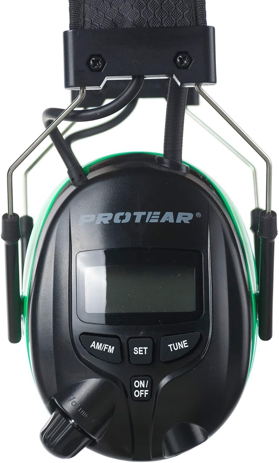 AM/FM Radio Ear Muffs with 25dB NRR - Comfortable Noise Reduction Headphones