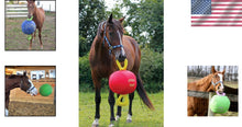 Load image into Gallery viewer, 14" Jolly Tug Toy for Horses - Bright Blue, Machine Washable, All Breeds