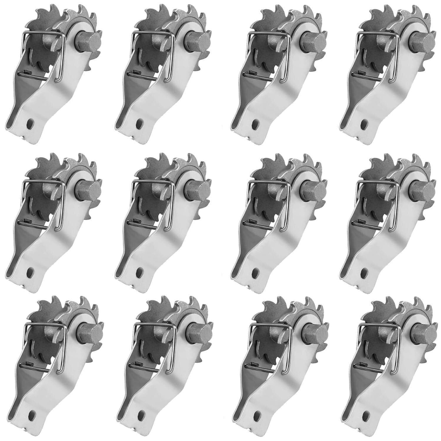 Galvanized Electric Fence Wire Tensioner - 24PCS Heavy-Duty Strainers Included