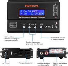 Load image into Gallery viewer, Multi-Functional Lipo Battery Charger: 1-6S Balance, Fast Charging, Safety Fe...