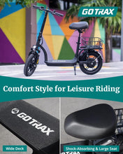 Load image into Gallery viewer, Adult Electric Commuter Scooter - Quiet Ride, Dual Drum Brakes, Wide Deck, 20mph