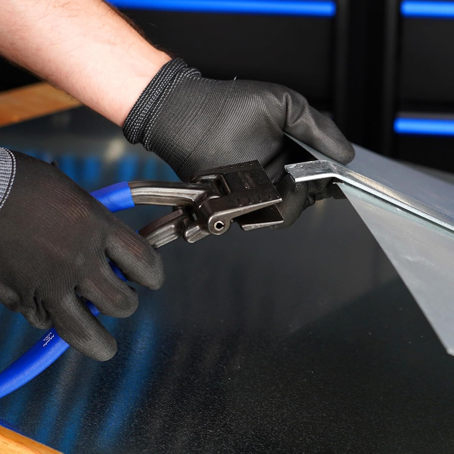 Durable 3-Inch Offset Sheet Metal Bender with Comfortable Grip - Made in USA