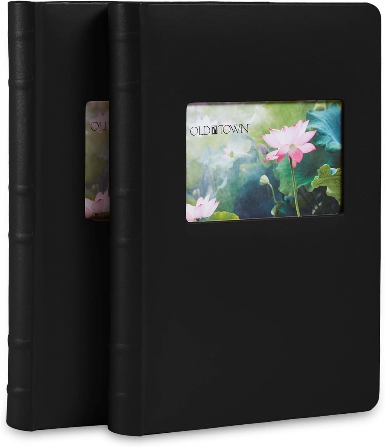 Classic Bonded Leather Photo Albums - 2-Pack, 9.5x13 Inches for 300 Photos