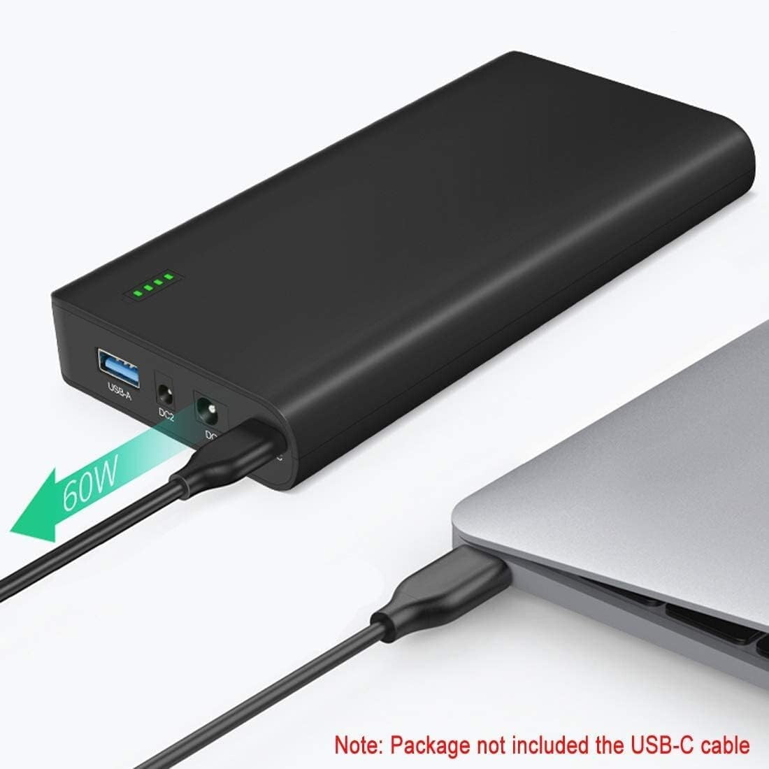 Lightweight 17500mAh Lithium-Ion Battery Pack with LED Indicator - Travel Ready