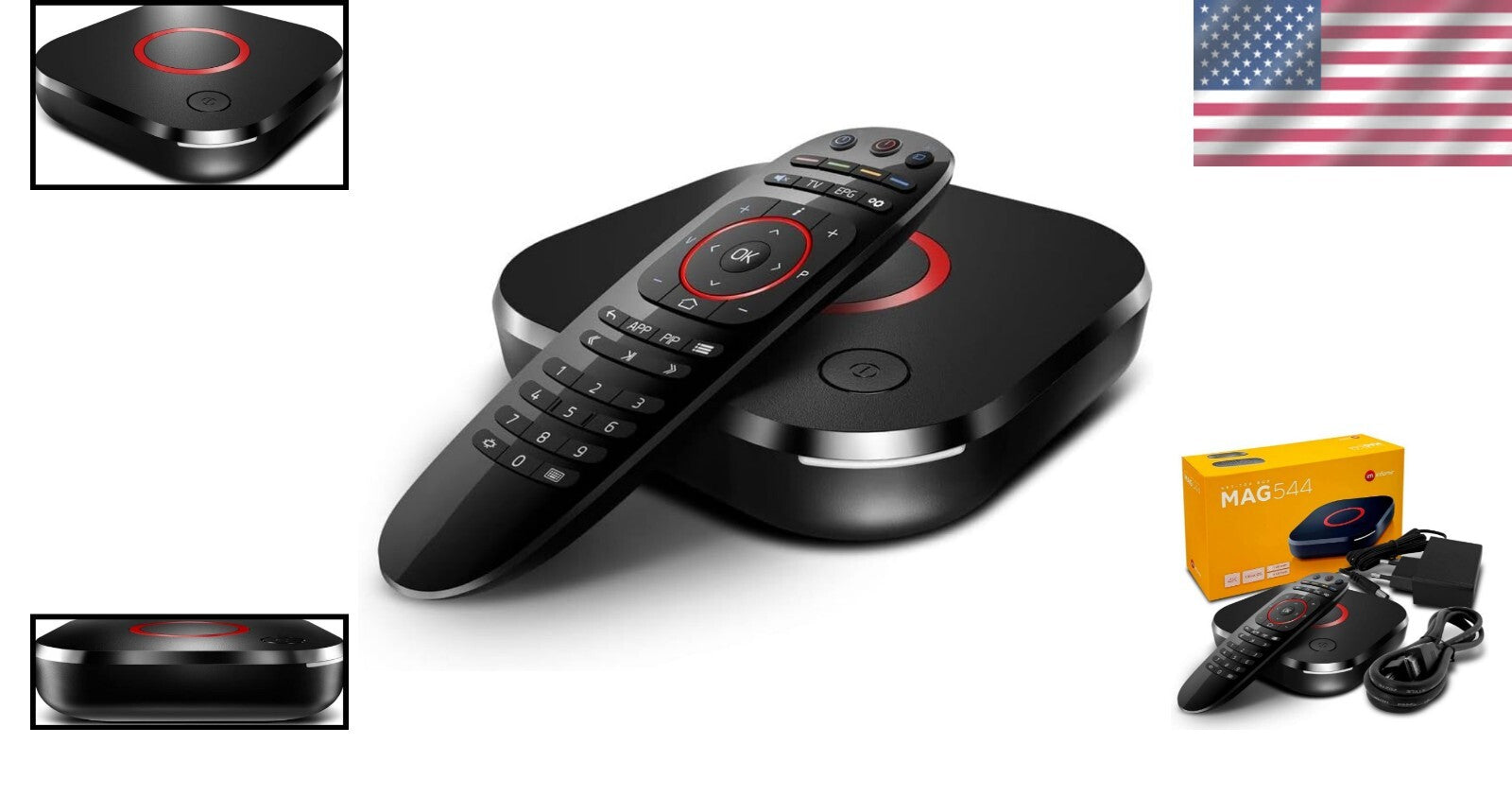 MAG 544w3 4K IPTV Receiver - Powerful Streaming Box with HEVC & 60 FPS Playback