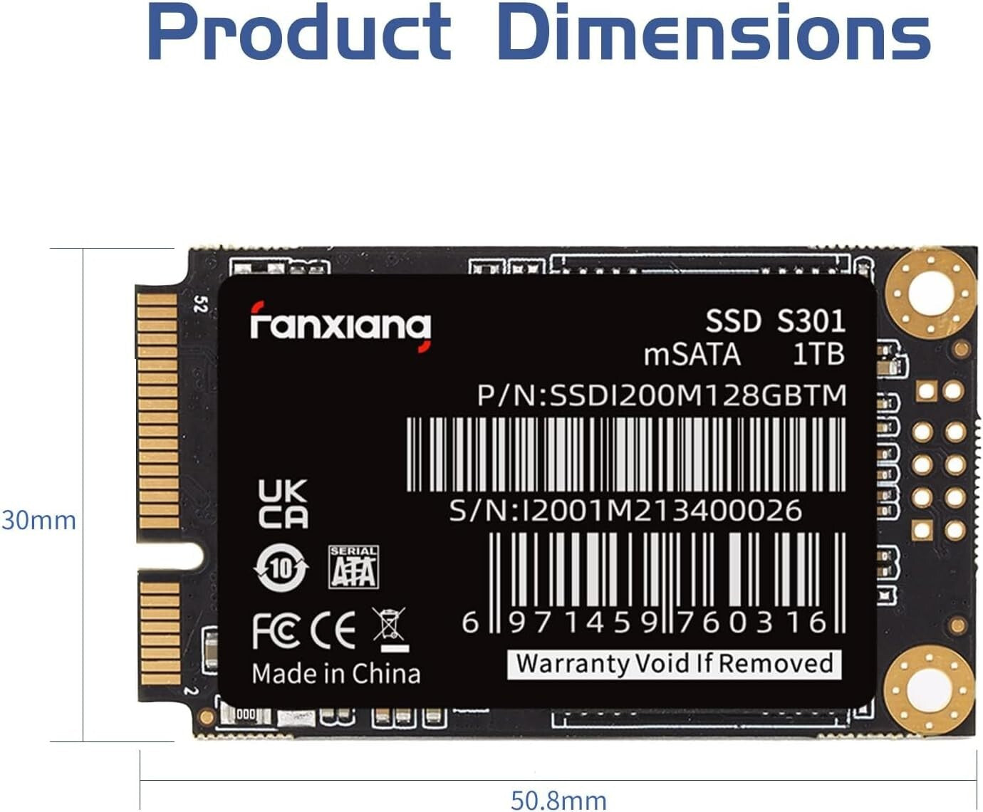 Mini 2TB SATA III Solid State Drive - Ideal for Upgrading Laptops & Desktops