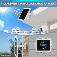 Load image into Gallery viewer, 3-Pack High-Efficiency Solar Panels for Ring Cameras - Continuous Power Solution