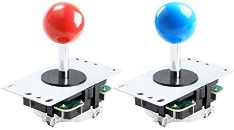 DIY LED Arcade Controller Kit - Includes 2 Joysticks & 20 Colorful Buttons