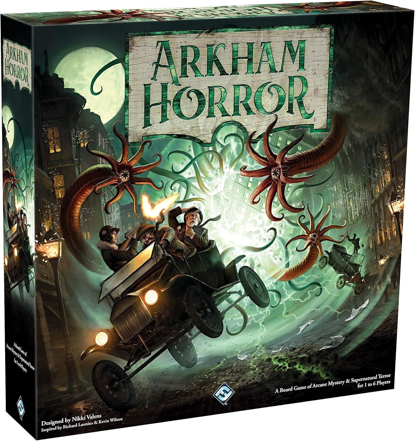 Arkham Horror 3rd Ed: Immersive Lovecraftian Board Game, 2-3 Hours of Play